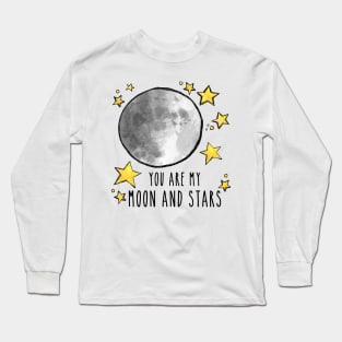 You Are My Moon And Stars Dark Long Sleeve T-Shirt